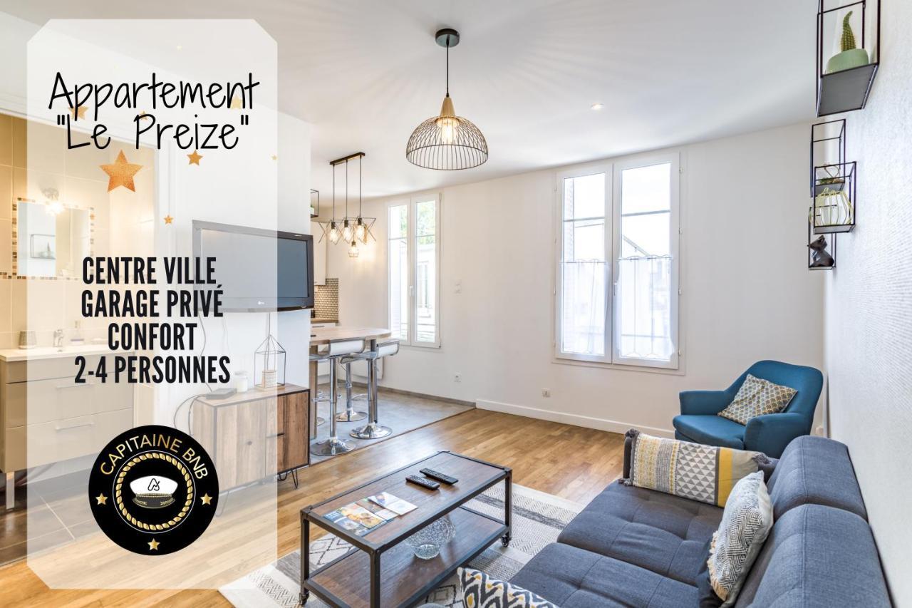 Appartement "Le Preize" - Centre Ville - Garage Prive Troyes Exterior foto